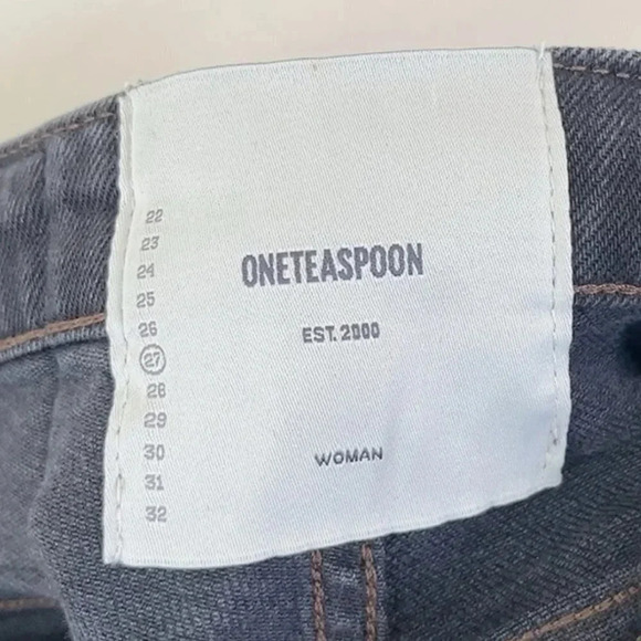 One Teaspoon Freebirds II  Dark Wash High Waist Skinny Jeans - Picture 9 of 16